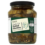 Tesco Crinkle Cut Pickled Gherkins 340g