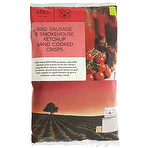 M&S BBQ Sausage & Smokehouse Ketchup Hand Cooked Crisps 150g