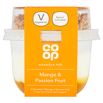 Co Op Granola Pot Mango and Passion Fruit 210g