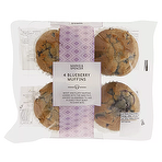 M&S 4 Blueberry Muffins 260g