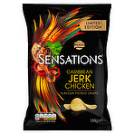 product image - Walkers Sensations Caribbean Jerk Chicken Sharing Crisps 150g