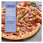 Iceland Italian Stonebaked Spicy Double Pepperoni Pizza 370g