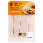 product image - Sainsbury's 10 Wafer Thin Cooked Chicken Slices 120g