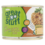 product image - Asda Great Stuff Mild Chicken Curry and Brown Rice 200g