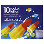 product image - Sainsbury's Rocket Lollies 10 x 58ml