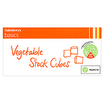 Sainsbury's Basics Vegetable Stock Cubes 100g