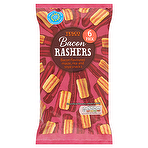 Tesco Bacon Rashers Bacon Flavoured Maize, Rice and Soya Snacks 6 x 25g