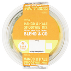 Tesco Mango & Kale Smoothie Mix with a Chia Seed Sachet Blend & Go 220g
