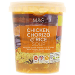 product image - M&S Chicken, Chorizo & Rice Soup 600g