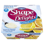 Shape Delights Greek Style Yogurt Lemon / Orange 4 x 125g Orange