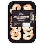 product image - Tesco Finest Jumbo Cooked & Peeled King Prawns 160g