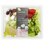 product image - Waitrose Greek Side Salad with Oregano & Mint Dressing 215g