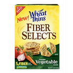 Nabisco Wheat Thins Fiber Selects Garden Vegetable 212g