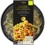 product image - M&S The Collection Scallop, Pancetta & Pea Linguine 380g