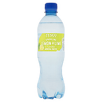 Tesco Sparkling Lemon & Lime Flavoured Mineral Water 500ml