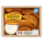 Tesco Tex Mex Spicy Potato Wedges with Soured Cream & Chive Dip 455g