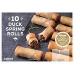 Iceland 10 Duck Spring Rolls 200g
