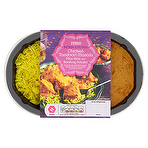 Tesco Indian Kitchen Chicken Tandoori Masala Pilau Rice and Bombay Potato 500g