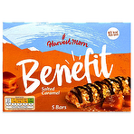 Aldi Harvest Morn Benefit 5 Salted Caramel Bars 95g
