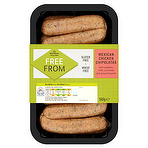 Morrisons Free From Mexican Chicken Chipolatas 340g