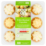 Co-op 9 Mini Mocktail Cupcakes Margarita