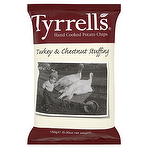 Tyrrells Turkey and Chestnut Stuffing Hand Cooked Potato Chips 150g