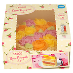 Tesco Rose Bouquet Birthday Cake 