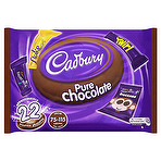 Cadbury Pure Chocolate 22 Treatsize Packs 345g Cadbury Dairy Milk 
