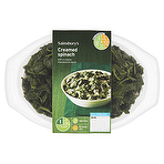 Sainsbury's Creamed Spinach 300g