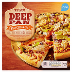 product image - Tesco Deep Pan BBQ Chicken Pizza 408g