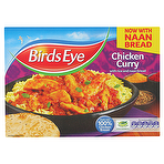 Birds Eye Chicken Curry with Rice and Naan Bread 458g