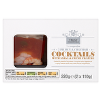 The Co-operative Truly Irresistible 2 Prawn & Crayfish Cocktails with Salsa & Crème Fraîche 220g