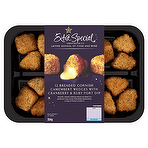 Asda Extra Special 12 Breaded Cornish Camembert Wedges with Cranberry & Ruby Port Dip 304g Breaded Camembert Wedge