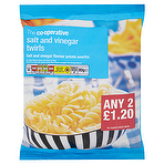 product image - The Co-operative Salt and Vinegar Twirls 80g