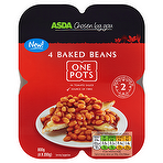 product image - Asda Chosen by You Baked Beans One Pots 4 x 200g