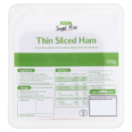 Asda Smart Price Thin Sliced Ham 125g