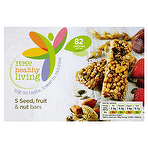 product image - Tesco Healthy Living Seed, Fruit & Nut Bars 5 x 24g