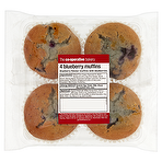 The Co-operative Bakery 4 Blueberry Muffins
