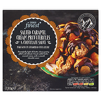 product image - Tesco Finest Salted Caramel Cream Profiteroles & Chocolate Sauce 230g