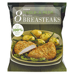 product image - Iceland 8 Garlic & Herb Chicken Breasteaks 680g