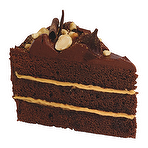 Costa Coffee Rich Chocolate & Hazelnut Shimmer Cake