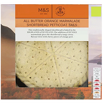 M&S All Butter Orange Marmalade Shortbread Petticoat Tails 150g