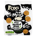 Fox's Moos Mini Malted Milk Biscuits 6 x 25g