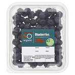 calories in sainsburys so organic blueberries 150g nutrition serving size blueberries