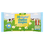 Asda Light Cheese Singles 20 X 20g (400g)