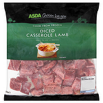 Asda Chosen by You Cook from Frozen Diced Casserole Lamb 454g