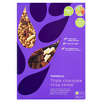 Sainsbury's Triple Chocolate Crisp Cereal 500g