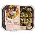 Tesco Garlic & Herb Spatchcock Chicken 1.2kg