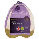 Sainsbury's Taste the Difference Free Range British Turkey Crown Medium