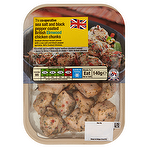 The Co-operative Sea Salt and Black Pepper Coated British Elmwood Chicken Chunks 140g